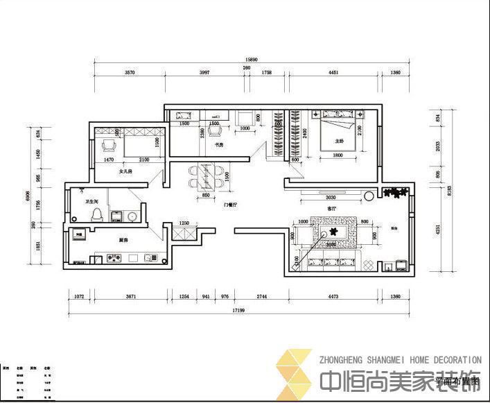 西安,西安家裝,西安家裝設(shè)計(jì),西安小戶型設(shè)計(jì)公司,裝修案例曲江風(fēng)景線效果圖